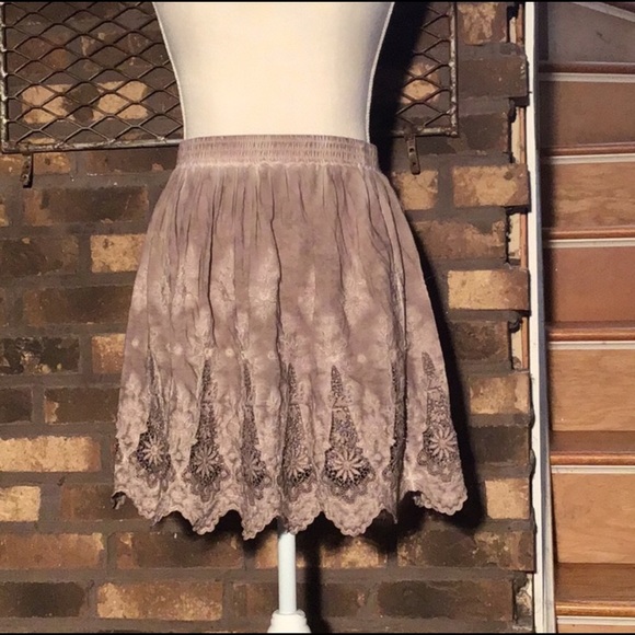 Black Swan Dresses & Skirts - Black Swan mini skirt faded dye taupe size 8